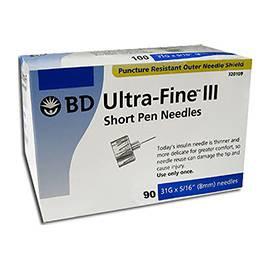BD Ultra-Fine Pen Needles - 32G 4mm 90ct