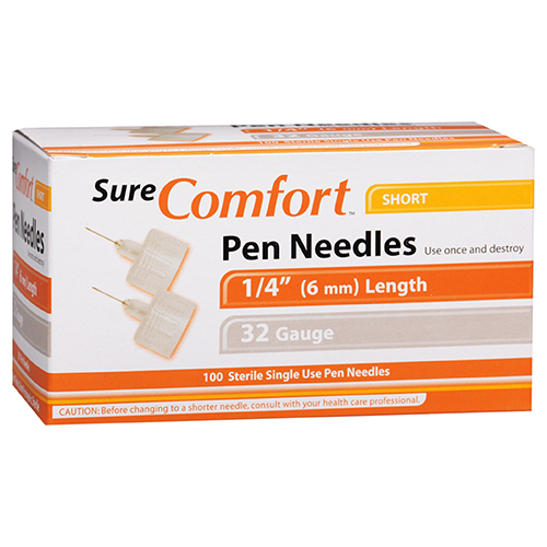 Clever Choice ComfortEZ Pen Needles 32G 4mm 100/bx 32G4