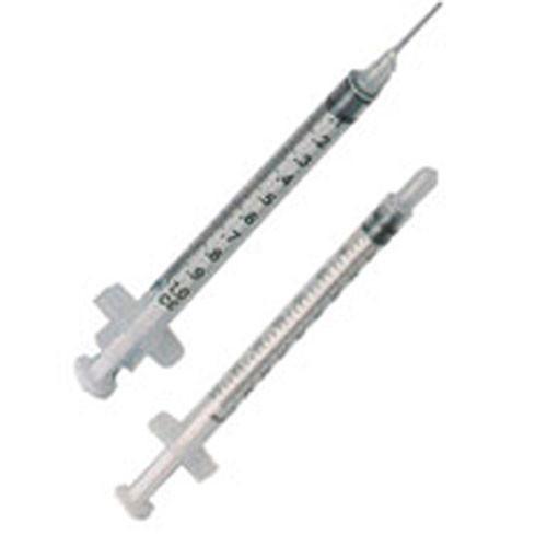 1cc Luer-Slip Syringe with 25ga x 5/8 inch Needle - Each - Medical