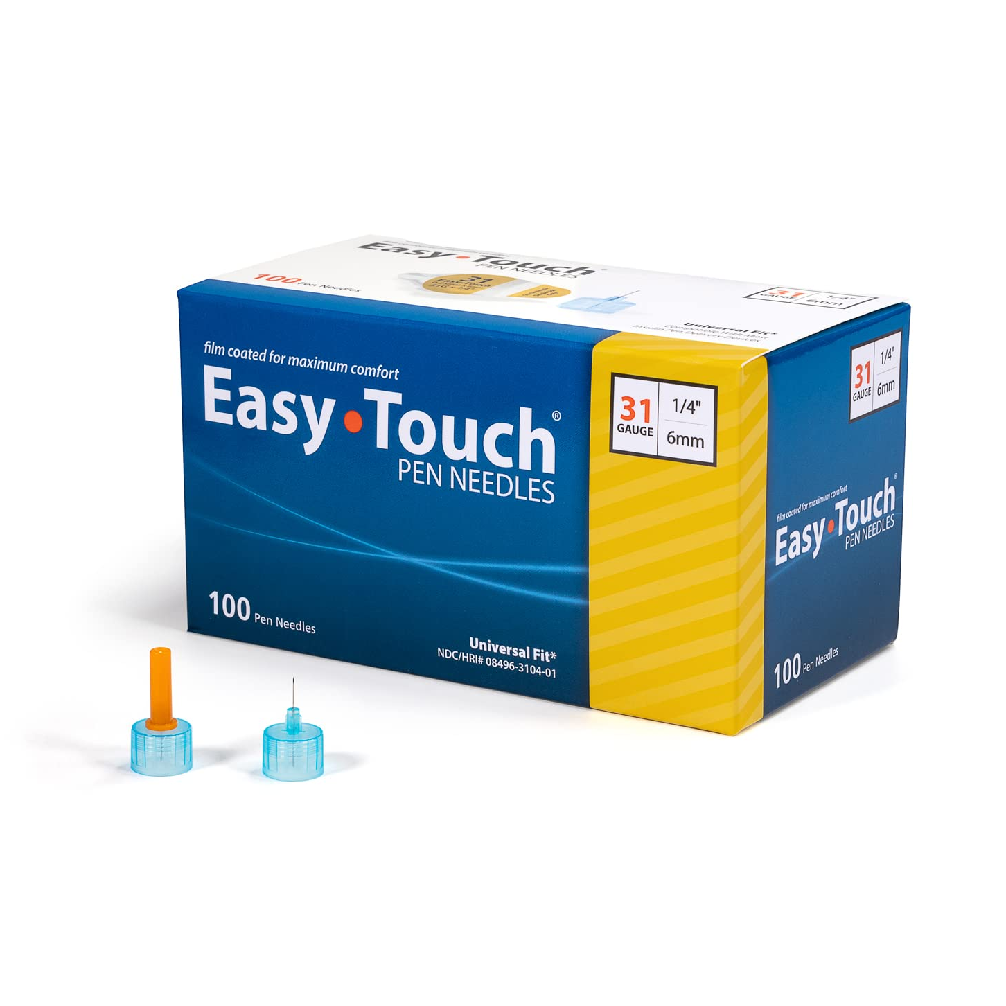 EasyTouch Pen Needles - 31G 8mm - 100/bx - Pack of 4