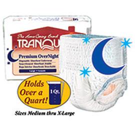 Tranquility Premium OverNight Disposable Absorbent Underwear Small 20 Pack