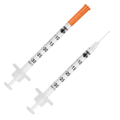 UltiCare U-100 VetRx Veterinary Insulin Syringes - 29g 3/10cc 1/2" - 100/bx