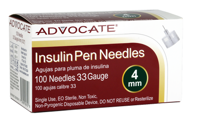 US Diagnostics 32G 5/32 (4mm) Insulin Pen Needles 100ct -  DiabetesSupplies4Less