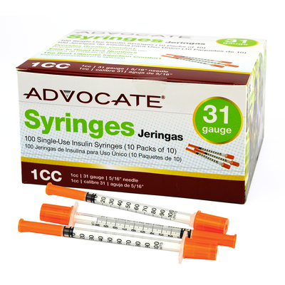 McKesson Disposable Insulin Syringe with Needle 31g x 0.35/16cc